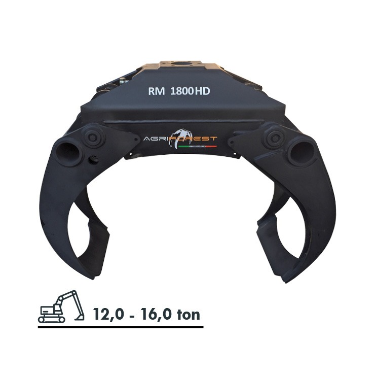 NOLEGGIO PINZA FORESTALE CON FORCHE CHIUSE AGRIFOREST RM1800HD (2)