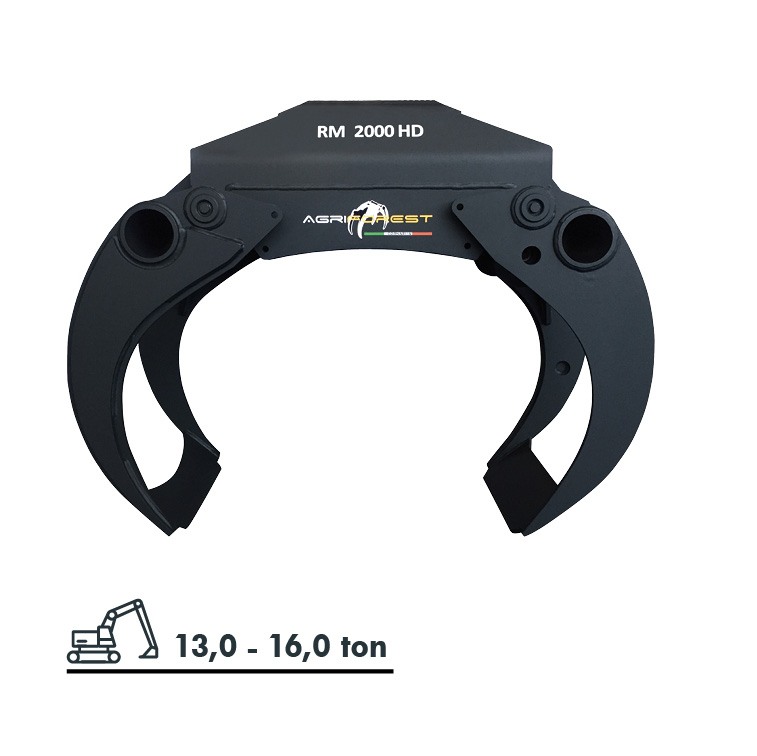 NOLEGGIO PINZA FORESTALE CON FORCHE CHIUSE AGRIFOREST RM2000HD (1)